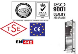 elektrik ısıtıcılı termostat kontrollü havlupan radyatörlerimiz Türkiye yanında birçok Avrupa ülkesinde de kullanılmaktadır.